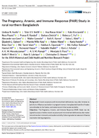 The Pregnancy Arsenic and Immune Response PAIR Study in Rural Northern Bangladesh