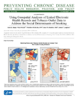Using Geospatial Analyses of Linked Electronic Health Records and Tobacco Outlet Data to Address the Social Determinants of Smoking