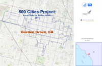 500 Cities Project Local Data for Better Health 2014 Garden Grove CA
