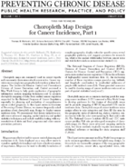 Choropleth Map Design for Cancer Incidence Part 1