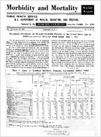 Morbidity and Mortality Weekly Report For release June 13 1958 Vol 7 No 23