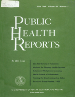 Public Health Reports  v 84  no 7  cover