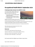 Protecting Outdoor Workers from Wildfire Smoke