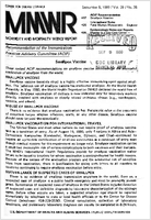 Morbidity and Mortality Weekly Report MMWR September 5 1980  Vol 29  No 35