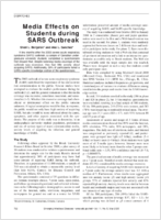 Media Effects on Students during SARS Outbreak
