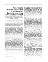 Xenotropic Murine Leukemia Virusrelated Gammaretrovirus in Respiratory Tract