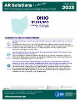 CDCs Investments to Combat Antibiotic Resistance Threats Ohio Fiscal Year 2023