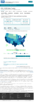 United States COVID19 cases and deaths by state reported to the CDC since January 22 2020 US COVID19 cases reported to the CDC in the last 7 days by stateterritory January 14 2021