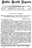 Public health reports  v 15 no 12 March 23 1900