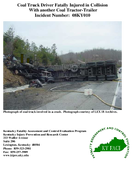 Coal Truck Driver Fatally Injured in Collision With another Coal TractorTrailer