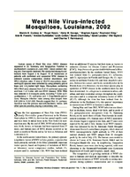 West Nile Virusinfected Mosquitoes Louisiana 2002