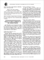 Impact of HIV on Women in the United States