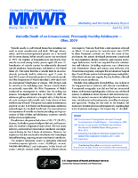 MMWR Morbidity and Mortality Weekly Report Vol 62 No 14 April 12 2013