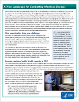 New landscape for combatting infectious diseases