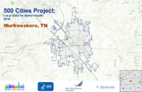 500 Cities Project Local Data for Better Health 2016 Murfreesboro TN