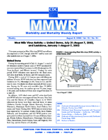 MMWR Morbidity and Mortality Weekly Report Vol 51 No 31 August 9 2002