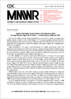 Morbidity and Mortality Weekly Report MMWR July 2 1993  Vol 42  No 25