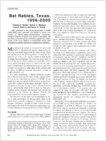 Bat Rabies Texas 19962000