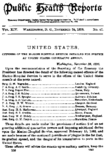 Public health reports  v XIV no 47 November 24 1899