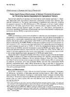 Public Health Focus Effectiveness of Rollover Protective Structures for Preventing Injuries Associated with Agricultural Tractors