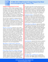 FY 2005 CDCATSDR Presidents Budget Request Fact Sheet