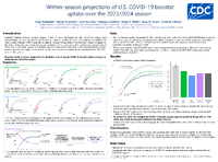 Withinseason projections of US COVID19 booster uptake over the 20232024 season
