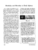 Morbidity and mortality in early infancy