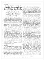 SARS Coronavirus Detection Methods