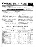 Morbidity and Mortality Weekly Report Vol 10 No 31 for Release August 11 1961