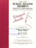 Public Health Reports  v 102  no 4 suppl  cover