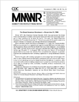Morbidity and Mortality Weekly Report MMWR November 8 1996  Vol 45  No 44