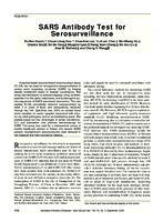 SARS Antibody Test for Serosurveillance