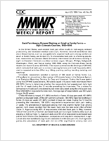 MMWR Morbidity and Mortality Weekly Report Vol 48 No 15 April 23 1999