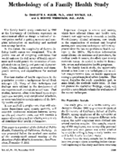 Methodology of a family health study