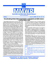 MMWR Morbidity and Mortality Weekly Report Vol 57 No 23 June 13 2008