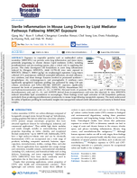 Sterile Inflammation in Mouse Lung Driven by Lipid Mediator Pathways Following MWCNT Exposure