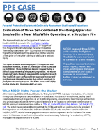 PPE CASE TN27934 Evaluation of Three SelfContained Breathing Apparatus Involved in a Near Miss While Operating at a Structure Fire