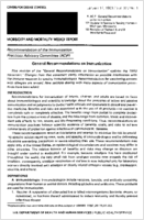 MMWR Morbidity and Mortality Weekly Report January 14 1983  Vol 32  No 1