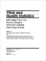Estimates From Two Survey Designs National Hospital Discharge Survey