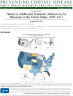 Trends in Adolescent Treatment Admissions for Marijuana in the United States 20082017