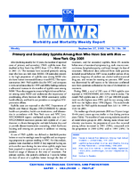 MMWR Morbidity and Mortality Weekly Report Vol 51 No 38September 27 2002