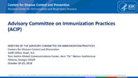 Advisory Committee on Immunization Practices ACIP June 2425  welcome  introductions