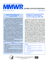 MMWR Morbidity and Mortality Weekly Report Vol 59 No 24 June 25 2010