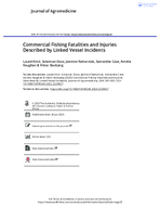 Commercial Fishing Fatalities and Injuries Described by Linked Vessel Incidents
