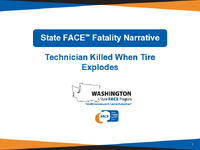 Technician Killed When Tire Explodes Washington Report 712722025