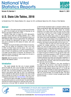US State Life Tables 2018