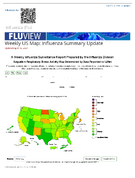FluView Weekly US Map Influenza Summary Update