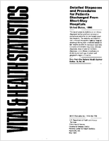 Detailed diagnoses and procedures for patients discharged from shortstay hospitals United States 1986