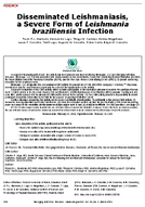 Disseminated Leishmaniasis a Severe Form of Leishmania braziliensis Infection