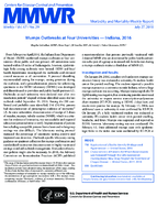 MMWR Morbidity and Mortality Weekly Report Vol 67 No 29 July 27 2018